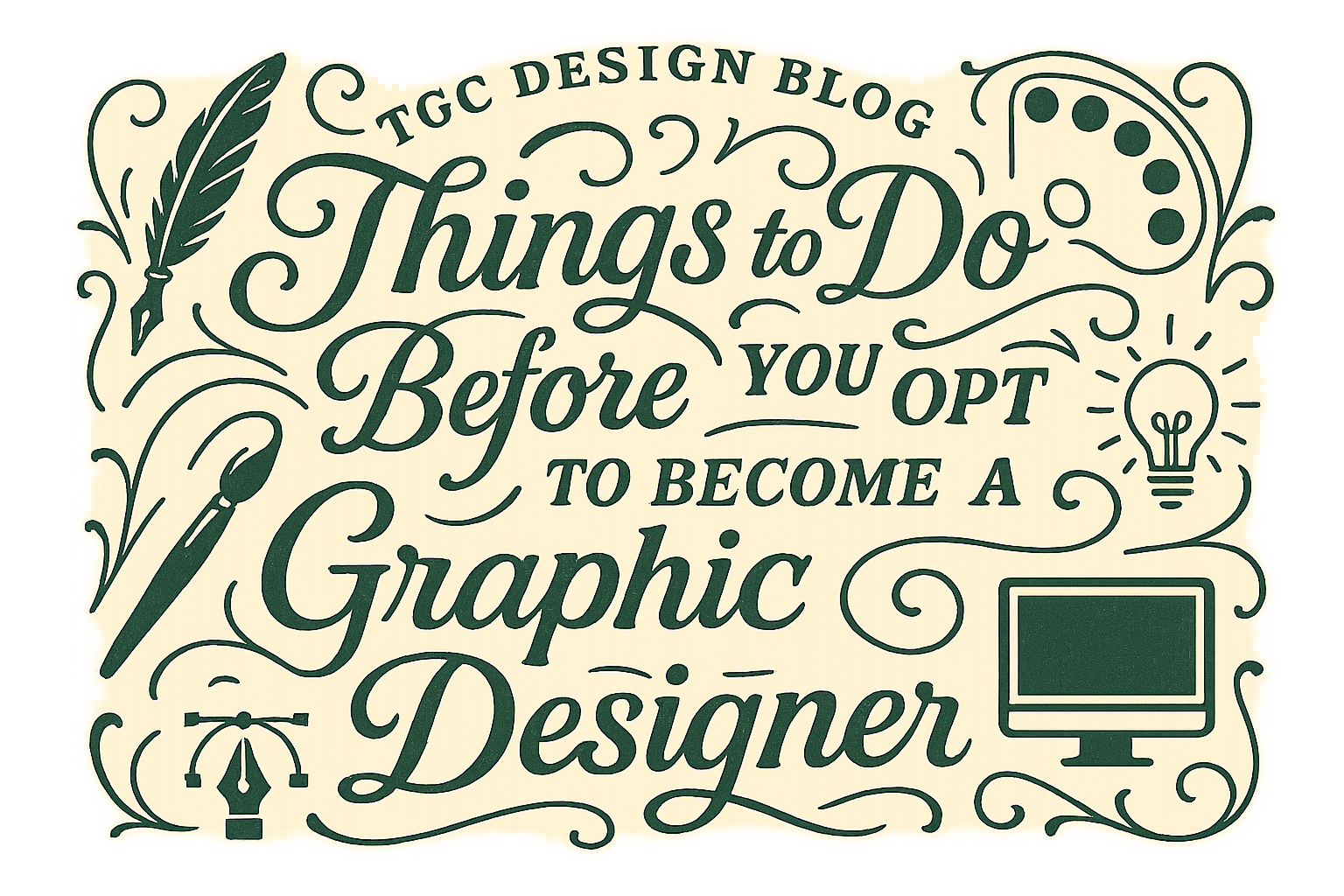 Things to do before you Opt to Become a Graphic Designer